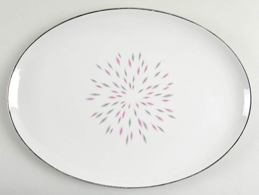 Soiree 15" Oval Serving Platter by Royal Chatham-1
