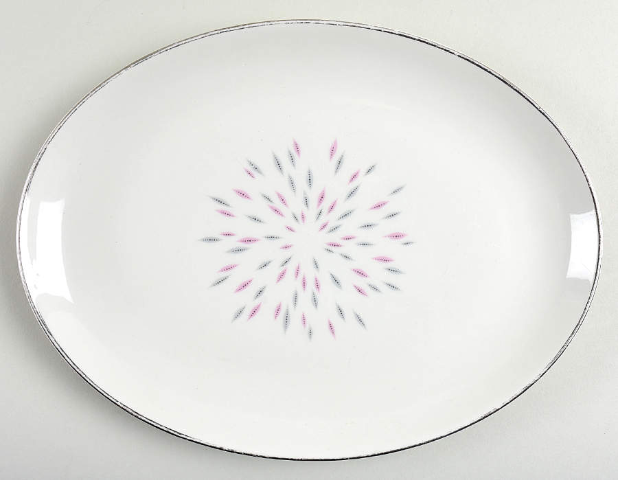 Soiree 11" Oval Serving Platter by Royal Chatham-1