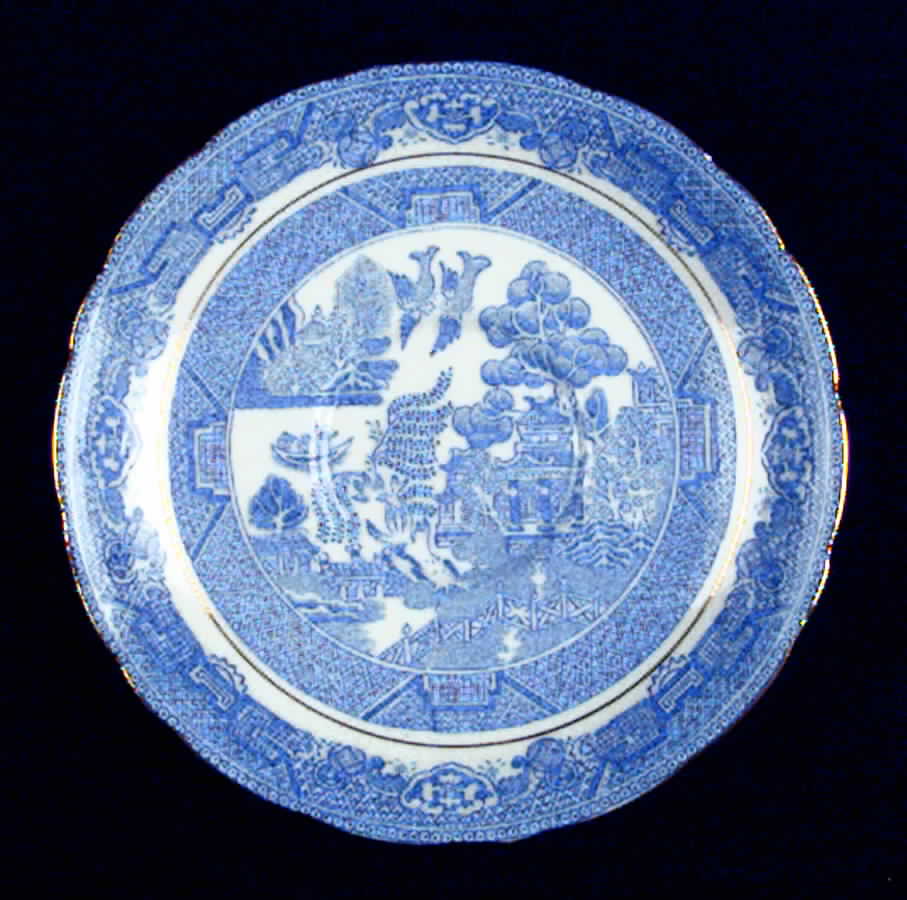 Blue Willow Saucer by Royal Grafton-1