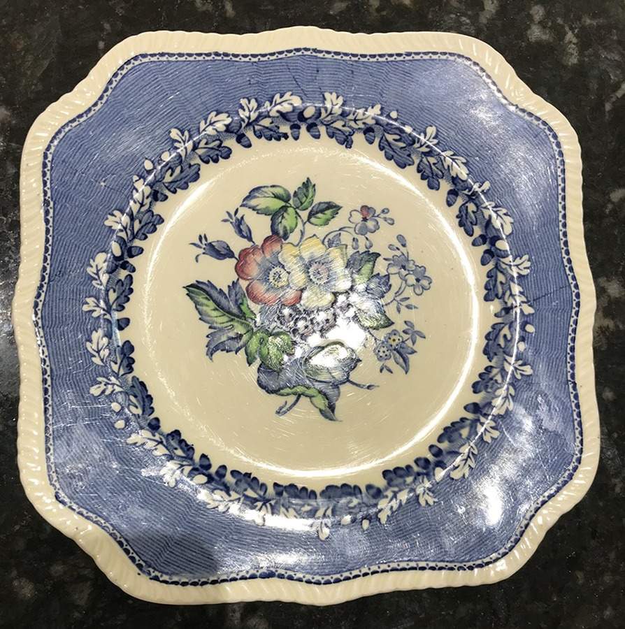 876 Square Salad Plate by Ridgway (Ridgways)-1