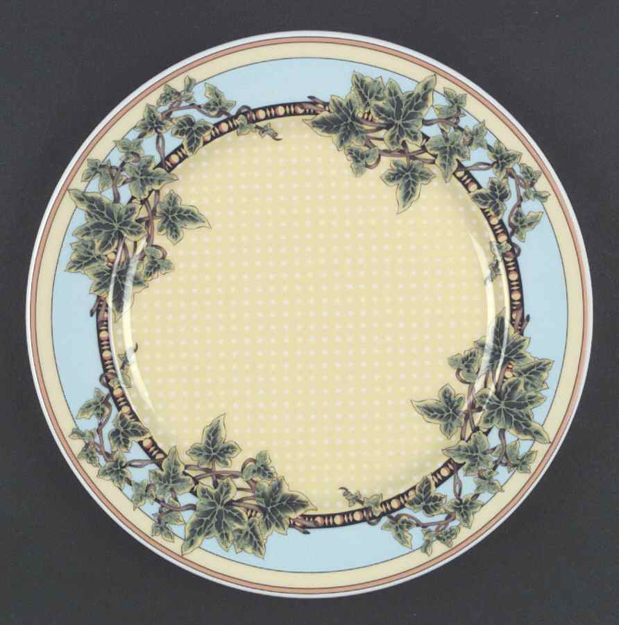 Ivy Leaves Passion Yellow Dinner Plate by Rosenthal - Continental-1