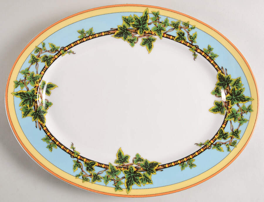 Ivy Leaves Passion 15" Oval Serving Platter by Rosenthal - Continental-1