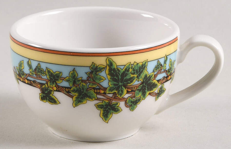 Ivy Leaves Passion Flat Demitasse Cup (R  IVLP) by Rosenthal - Continental-1