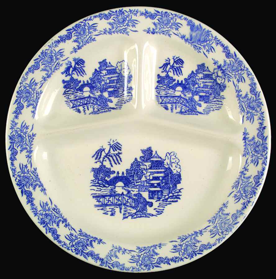 RYL92 Blue Grill Plate by Royal (USA)-1
