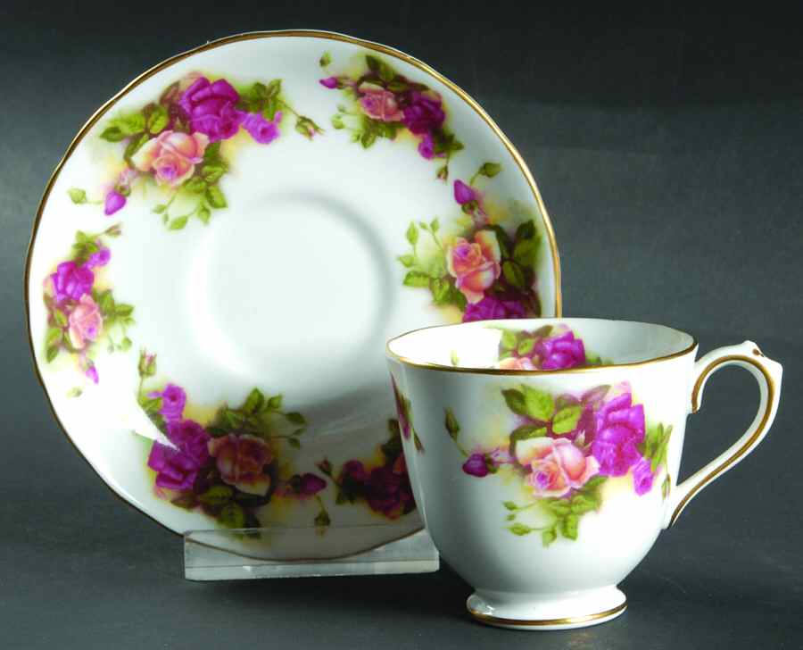 Golden Rose (Brushed Gold) Footed Demitasse Cup by Royal Chelsea-1