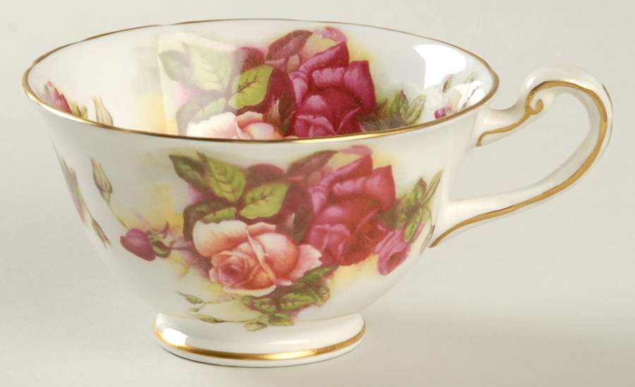Golden Rose (Brushed Gold) Footed Cup by Royal Chelsea-1