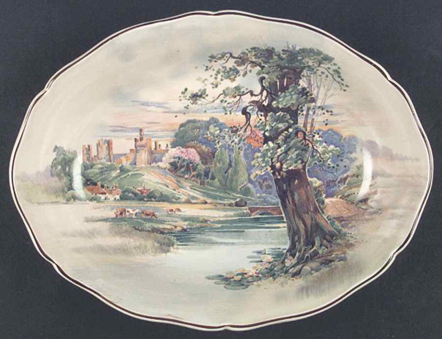 Summer In England 11" Oval Vegetable Bowl by Royal Doulton-1