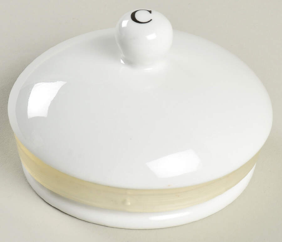 Hooker's Fruit (Bone, Not Made in England) Lid for Coffee Canister by Rosina-Queens-1