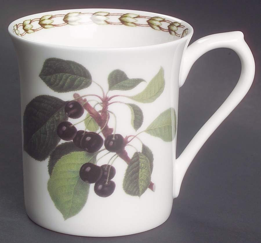 Hooker's Fruit (Bone, Not Made in England) Mug by Rosina-Queens-1