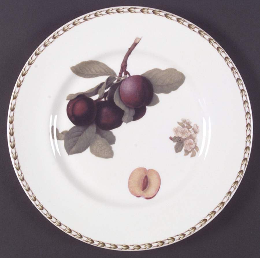 Hooker's Fruit (Bone, Not Made in England) Dinner Plate by Rosina-Queens-1