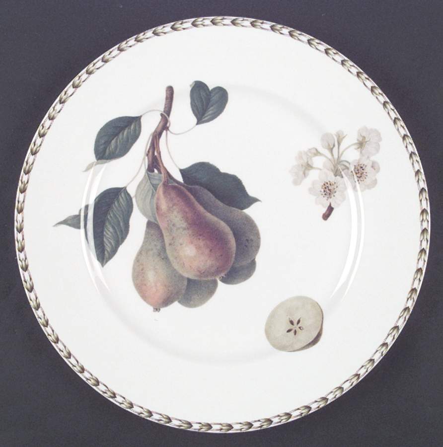 Hooker's Fruit (Bone, Not Made in England) Dinner Plate by Rosina-Queens-1