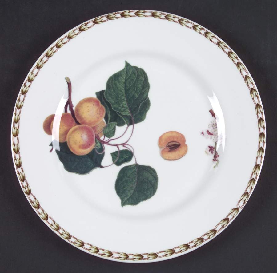 Hooker's Fruit (Bone, Not Made in England) Salad/Dessert Plate by Rosina-Queens-1