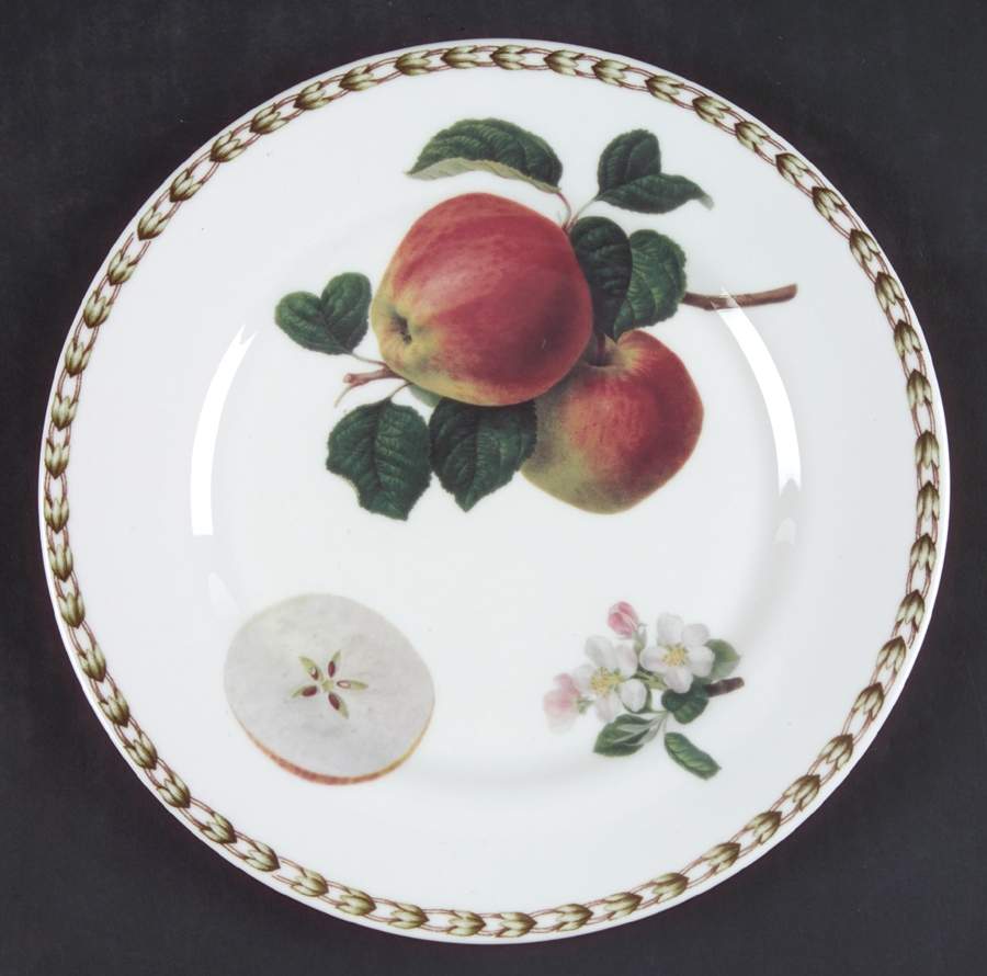 Hooker's Fruit (Bone, Not Made in England) Salad/Dessert Plate by Rosina-Queens-1