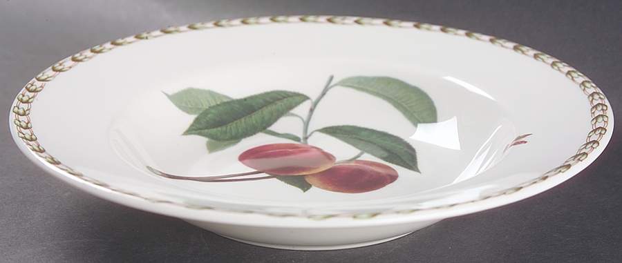 Hooker's Fruit (Bone, Not Made in England) Rim Soup Bowl by Rosina-Queens-1