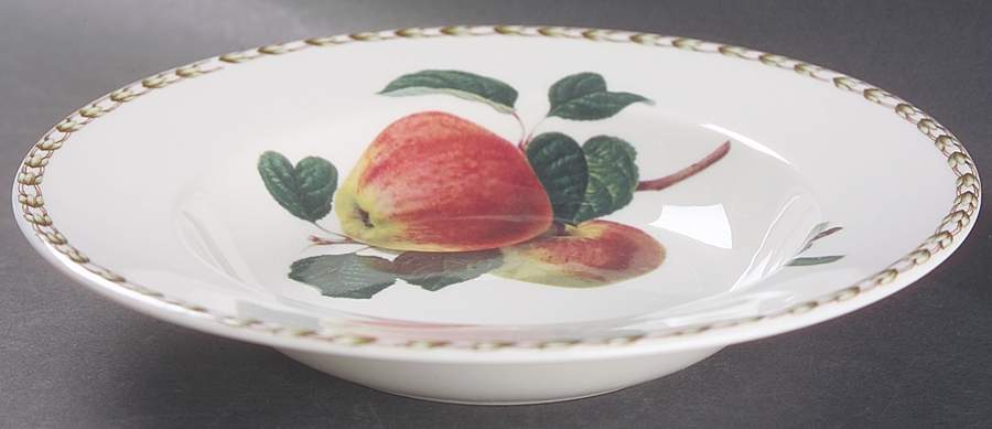 Hooker's Fruit (Bone, Not Made in England) Rim Soup Bowl by Rosina-Queens-1