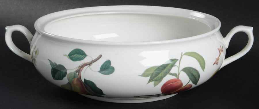 Hooker's Fruit (Bone, Not Made in England) Round Vegetable No Lid by Rosina-Queens-1