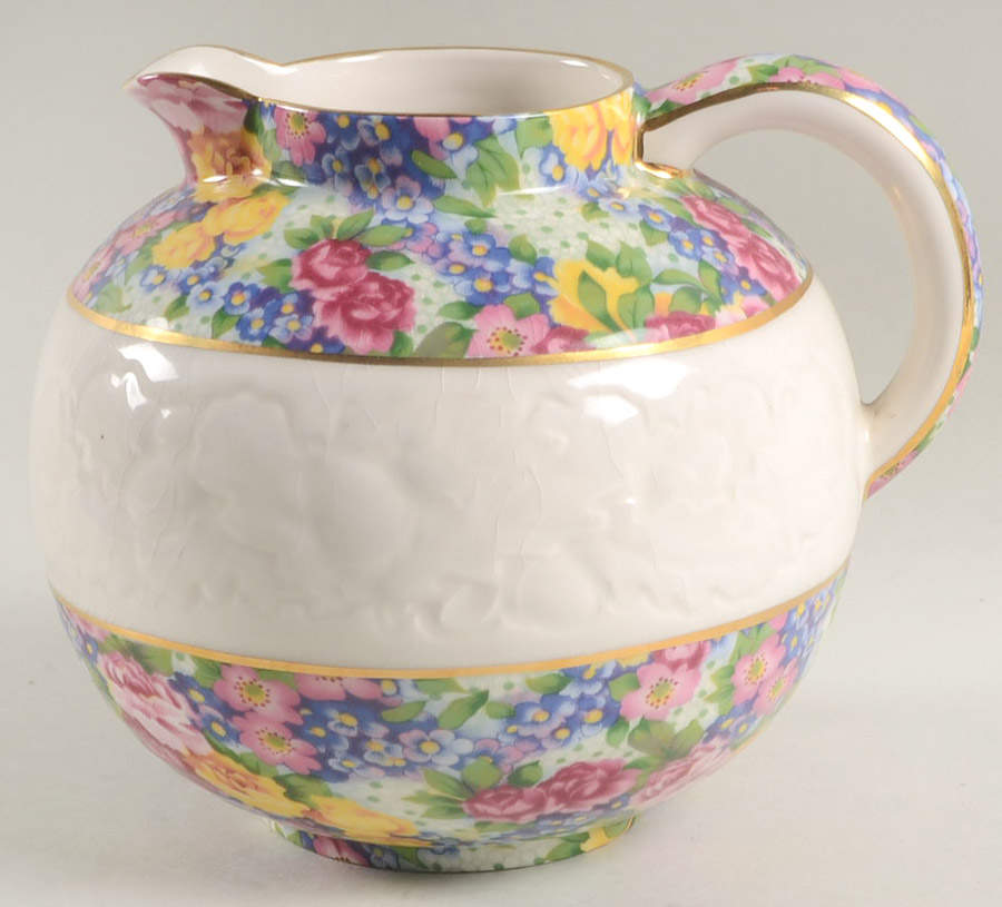 Julia (Earthenware, Circa 1995) 48 Oz Pitcher by Royal Winton-1