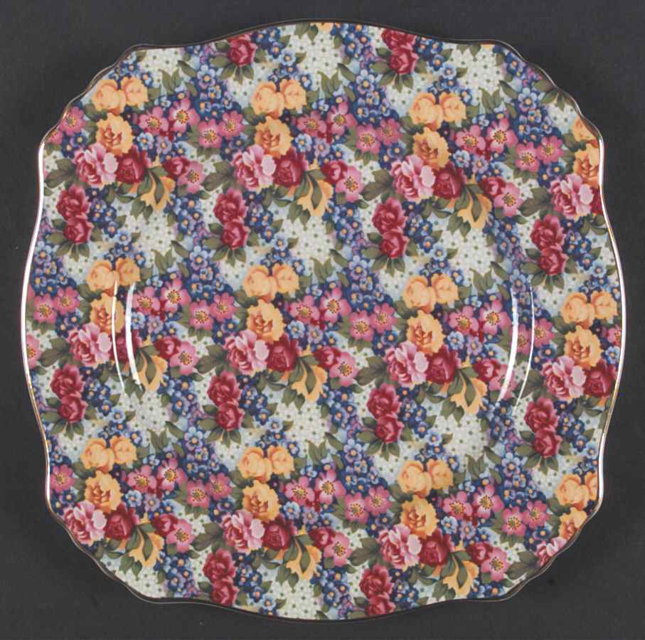 Julia (Earthenware, Circa 1995) Dinner Plate by Royal Winton-1