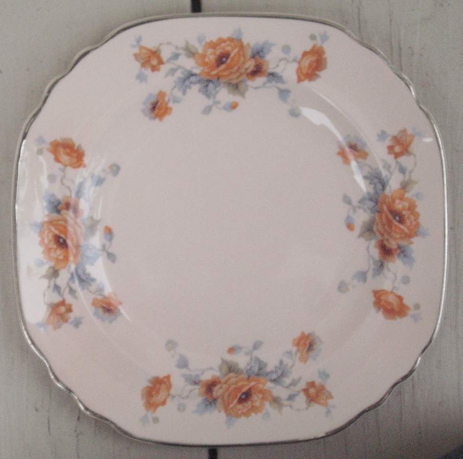 Morning Mist Square Salad Plate by Royal (USA)-1