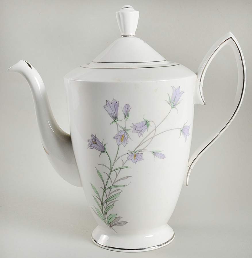 Blue Bell of Scotland Mini Coffee Pot & Lid by Royal Albert-1