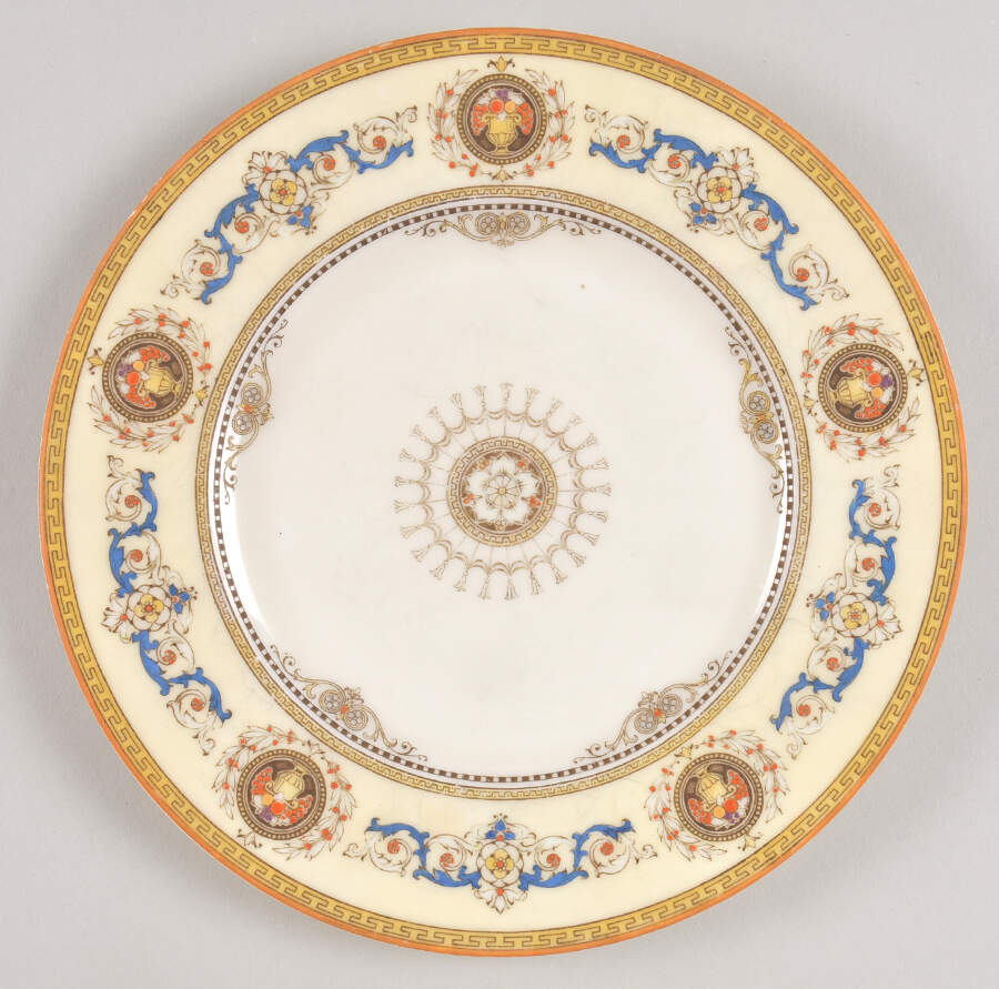 Empire Mustard Salad Plate by Royal Worcester-1