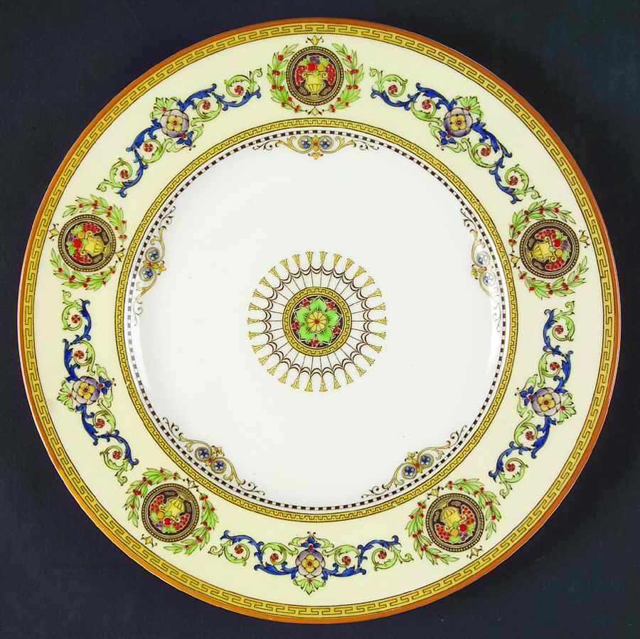 Empire Mustard Luncheon Plate by Royal Worcester-1