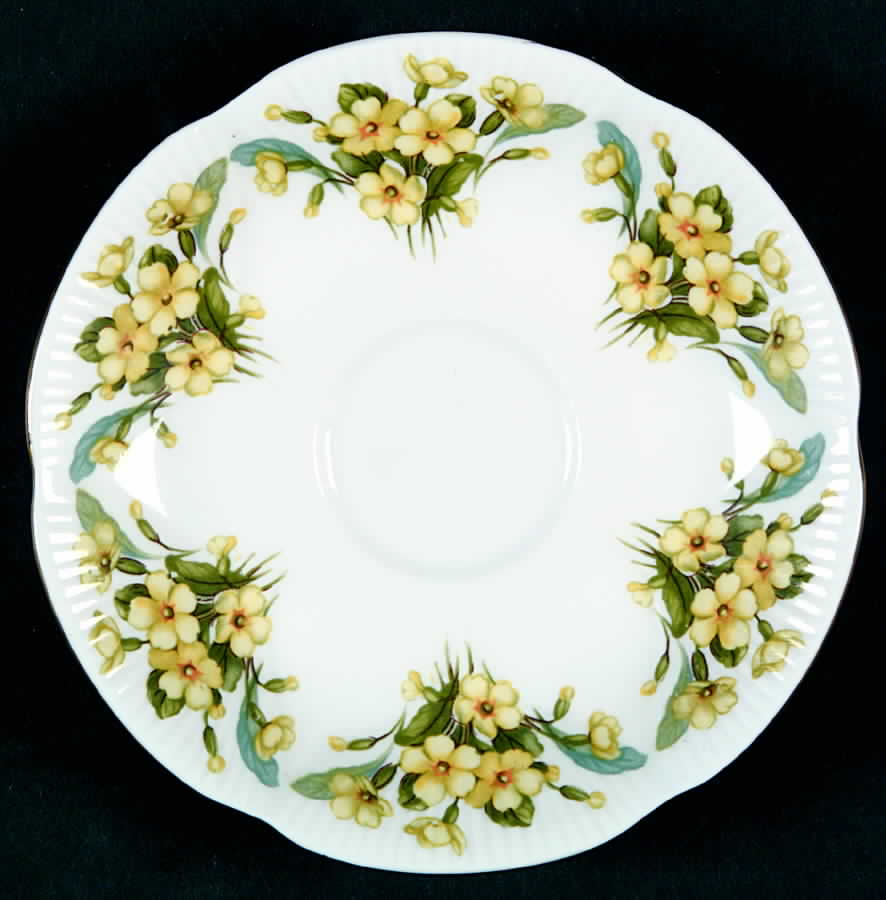 Dainty Dina Series Saucer for Demitasse Cup by Royal Albert-1