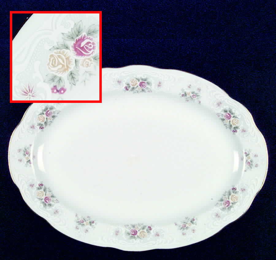 RSA5 14" Oval Serving Platter by Red Sea-1