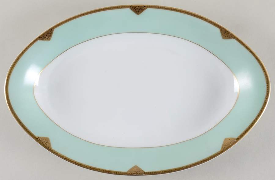 Greenacre 15" Oval Serving Platter by Royal Schwarzburg-1