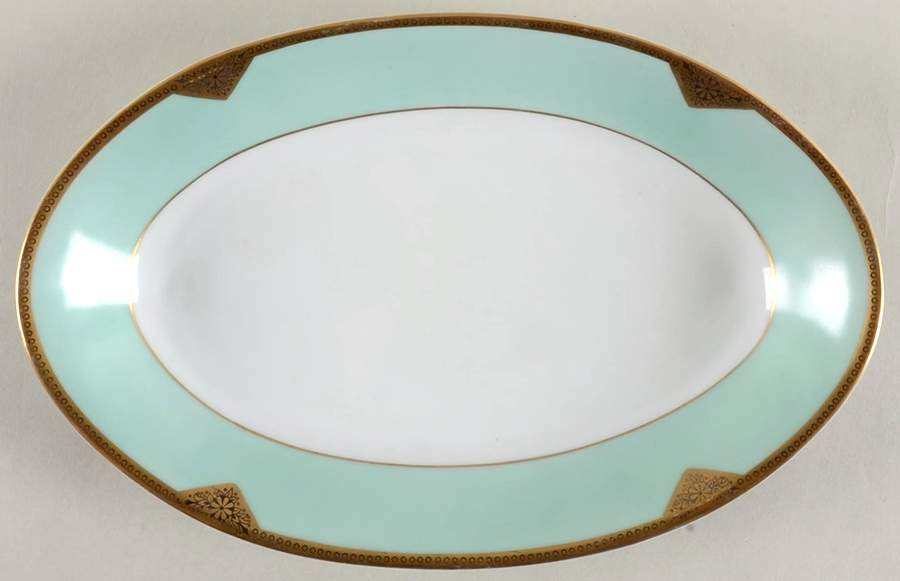 Greenacre 11" Oval Serving Platter by Royal Schwarzburg-1