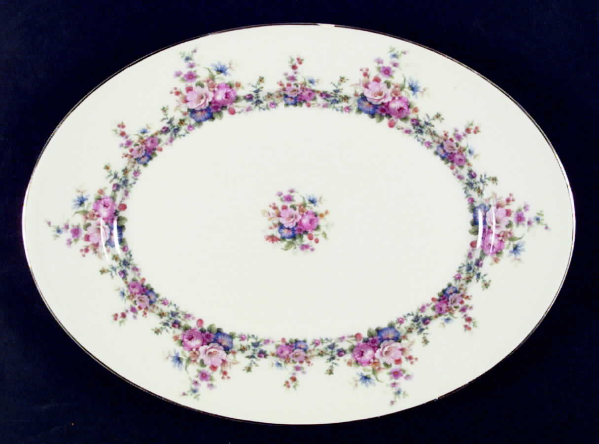 Roi66 13" Oval Serving Platter by Royal Ivory (Czech, Germany)-1