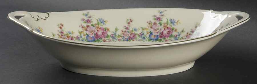 Roi66 11" Oval Vegetable Bowl by Royal Ivory (Czech, Germany)-1