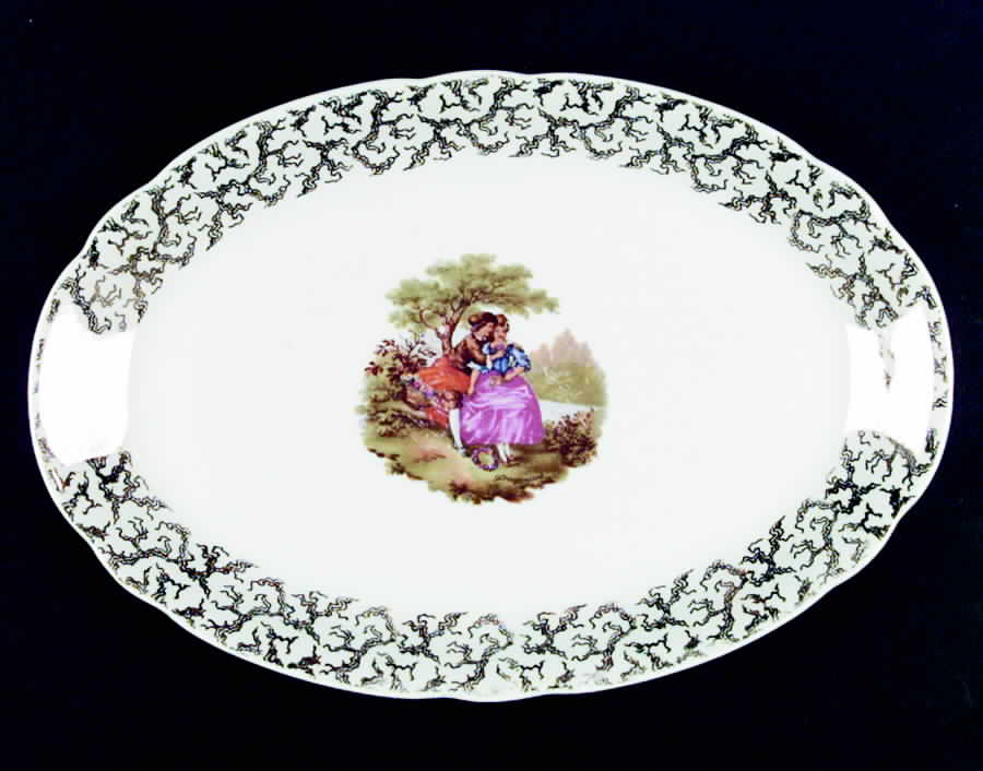 RIB1 12" Oval Serving Platter by Rieber-1
