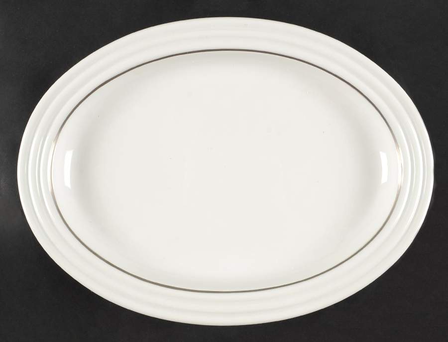 R664 14" Oval Serving Platter by Rosenthal - Continental-1