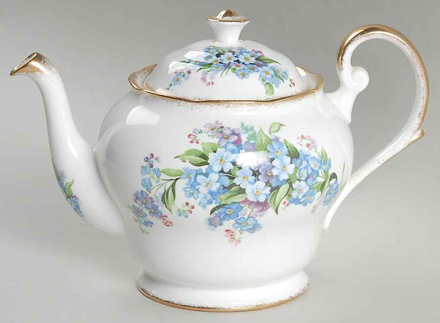 Forget Me Not Teapot & Lid by Royal Standard-1