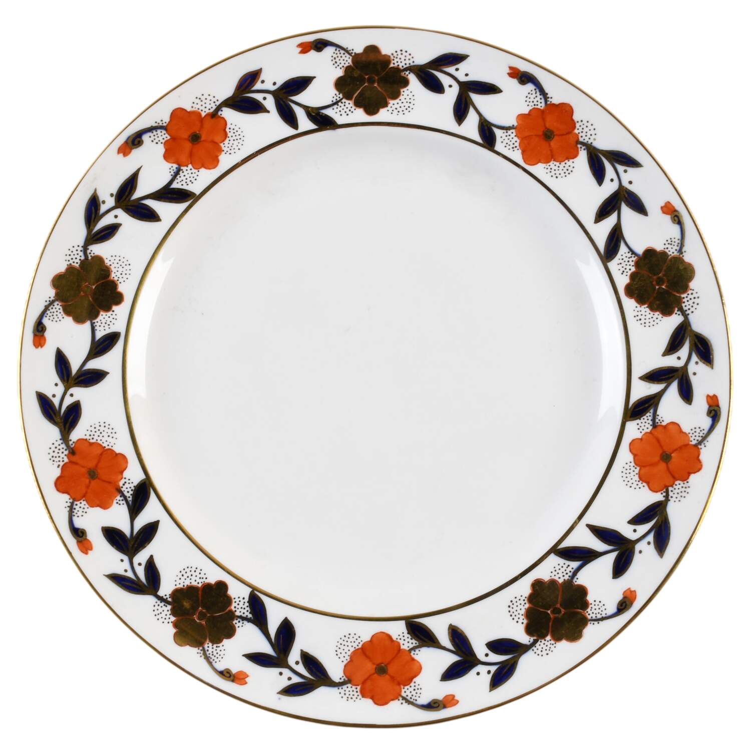 Asian Rose Luncheon Plate by Royal Crown Derby-1