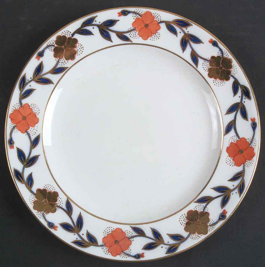Asian Rose Salad Plate by Royal Crown Derby-1