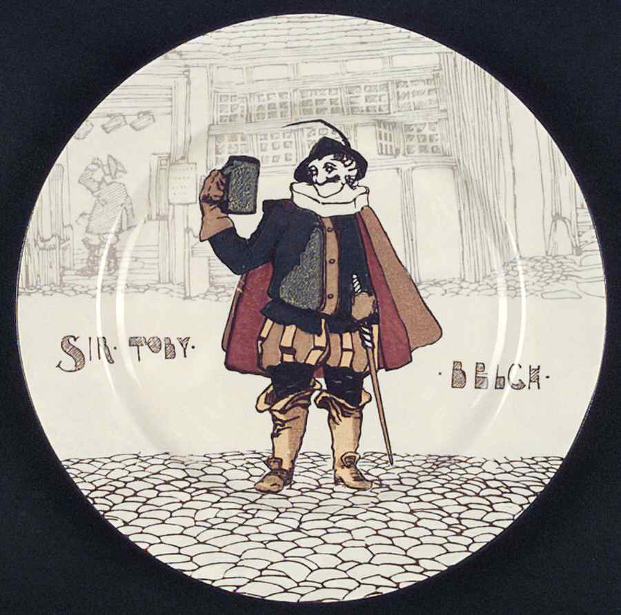 Shakespearean Knights Dinner Plate by Royal Doulton-1