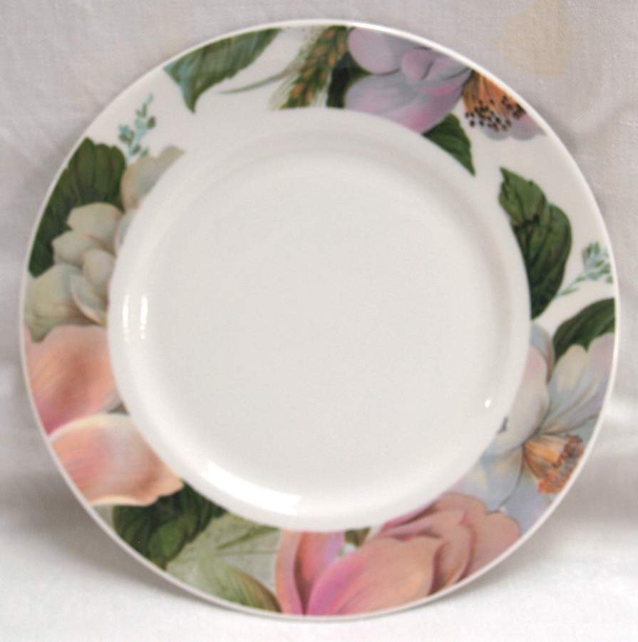Jardin (Floral Rim) Bread & Butter Plate by Royal Stafford-1