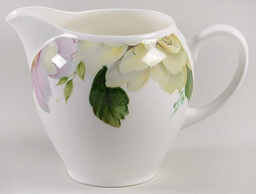 Jardin (Floral Rim) Creamer by Royal Stafford-1