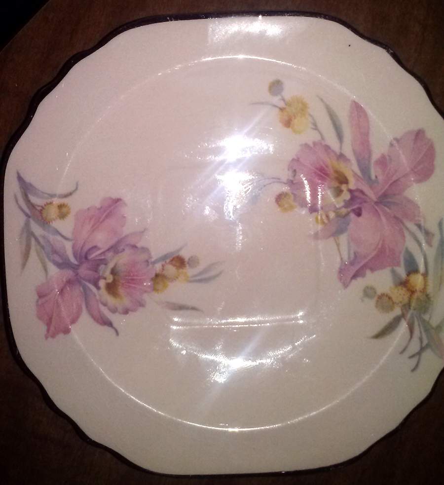 Orchid Salad Plate by Royal (USA)-1