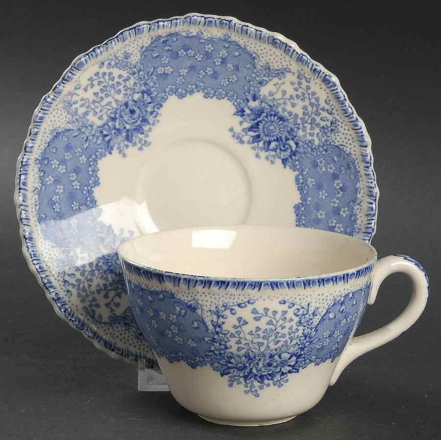 RD78 Flat Cup & Saucer Set by Royal Doulton-1
