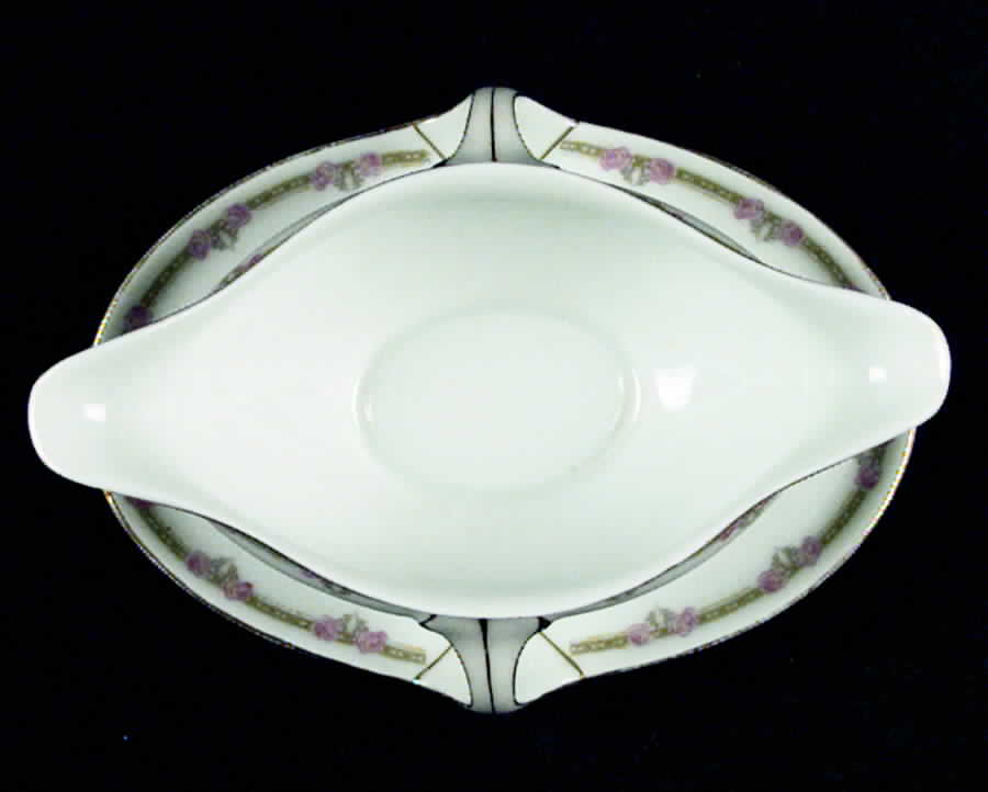 R703 Gravy Boat with Attached Underplate by Rosenthal - Continental-1