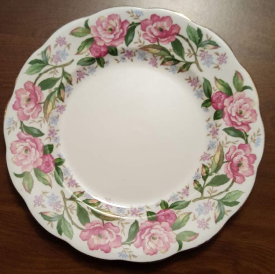 Pink Perfection Salad Plate by Roslyn (England)-1