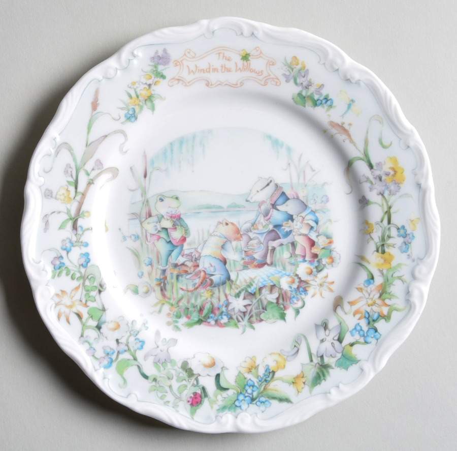 Wind In The Willows Bread & Butter Plate by Royal Albert-1