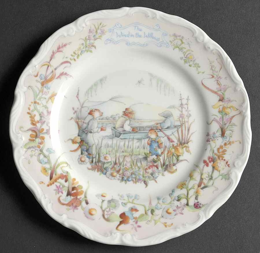Wind In The Willows Bread & Butter Plate by Royal Albert-1
