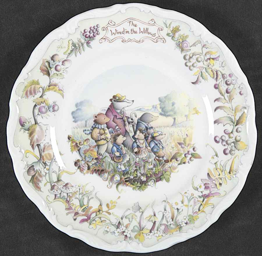 Wind In The Willows Bread & Butter Plate by Royal Albert-1