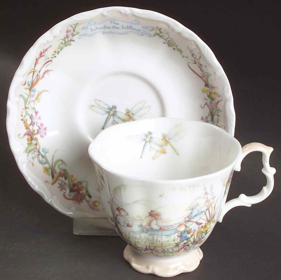 Wind In The Willows Footed Cup & Saucer Set by Royal Albert-1