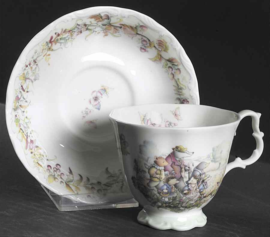 Wind In The Willows Footed Cup & Saucer Set by Royal Albert-1