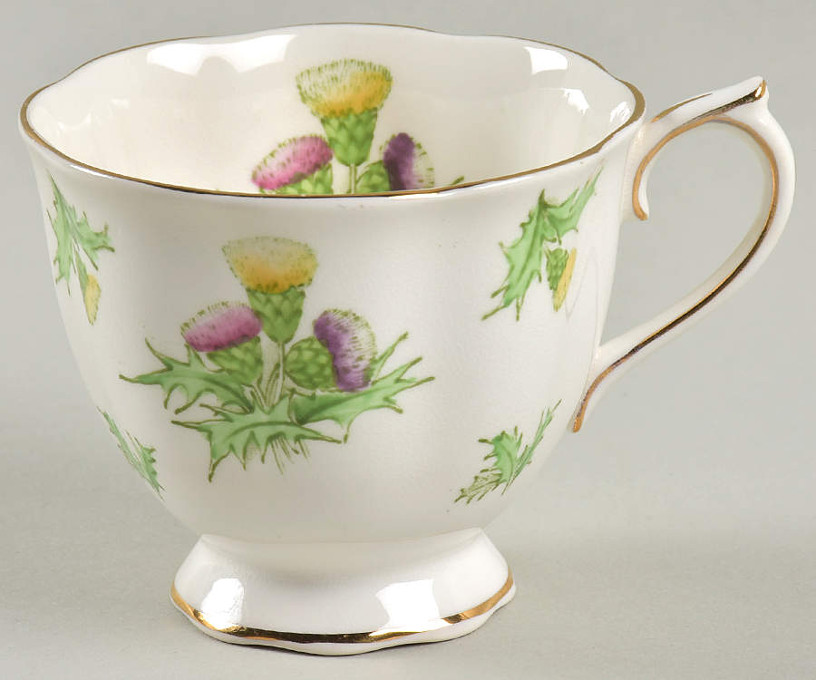 Highland Thistle Footed Cup by Royal Albert-1